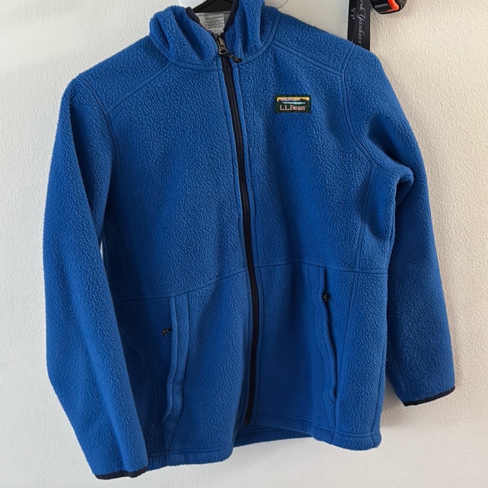L.L. Bean Kids Blue Fleece Jacket